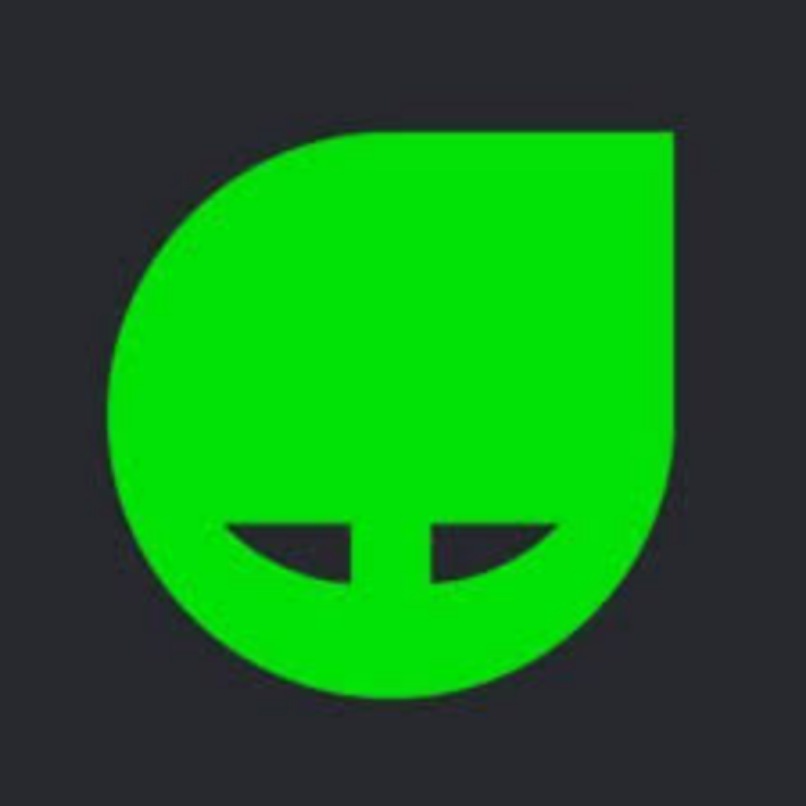 emblema de green fondo negro
