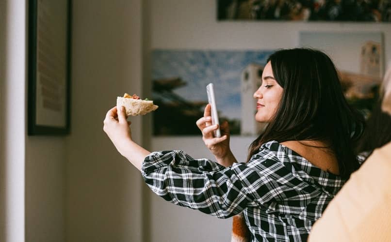 tomando fotos con el superzoom de instagram