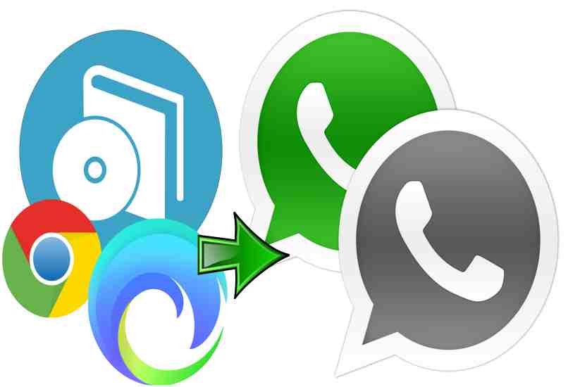 extension para cambiar tema whatsapp web