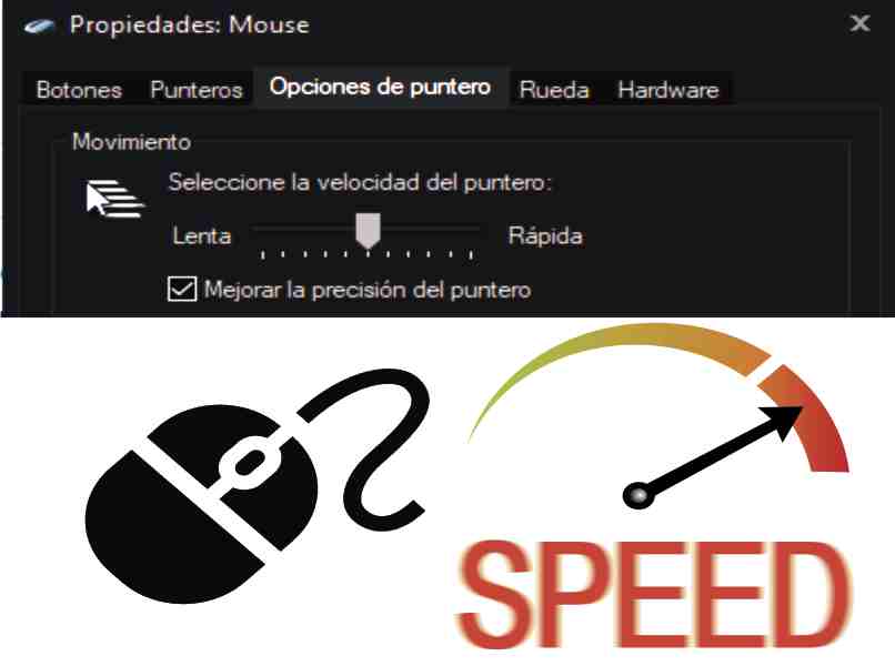 modificar la velocidad del mouse