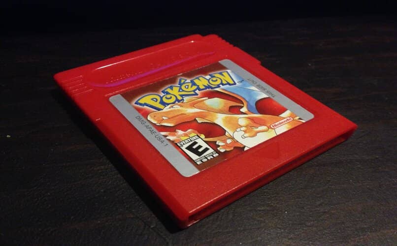 cinta de juego antiguo de pokemon