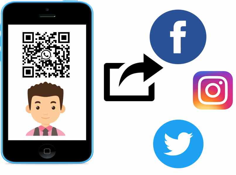 compartir codigo qr whatsapp con redes sociales