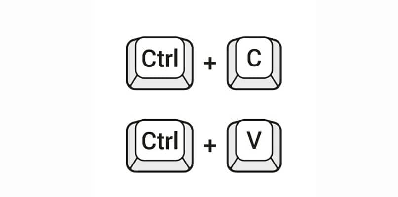 que comando utilizar para copiar y pegar rapidamente en mi pc