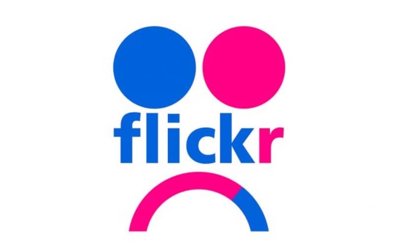 emblema de flickr fondo blanco