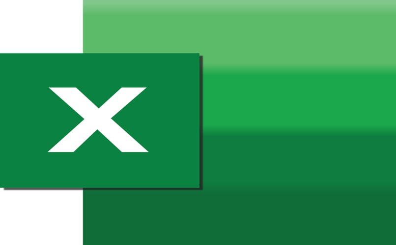 emblema de microsoft excel fondo verde