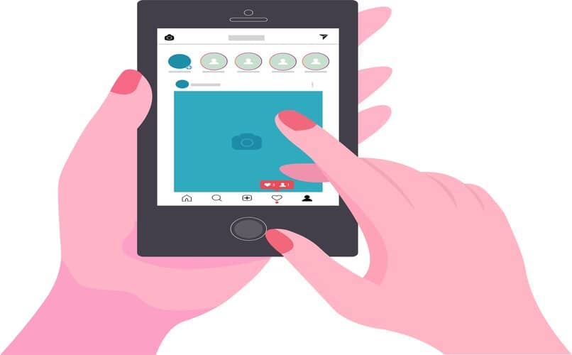 feed de instagram en app movil