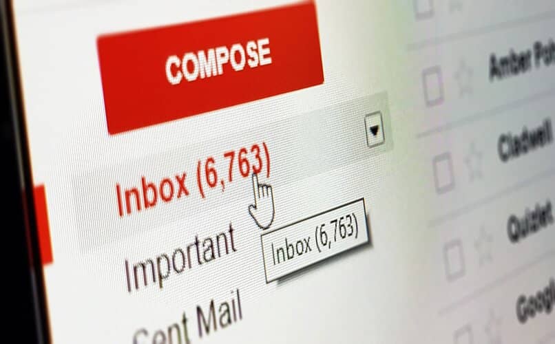 bandeja de entrada de gmail para ordenadores