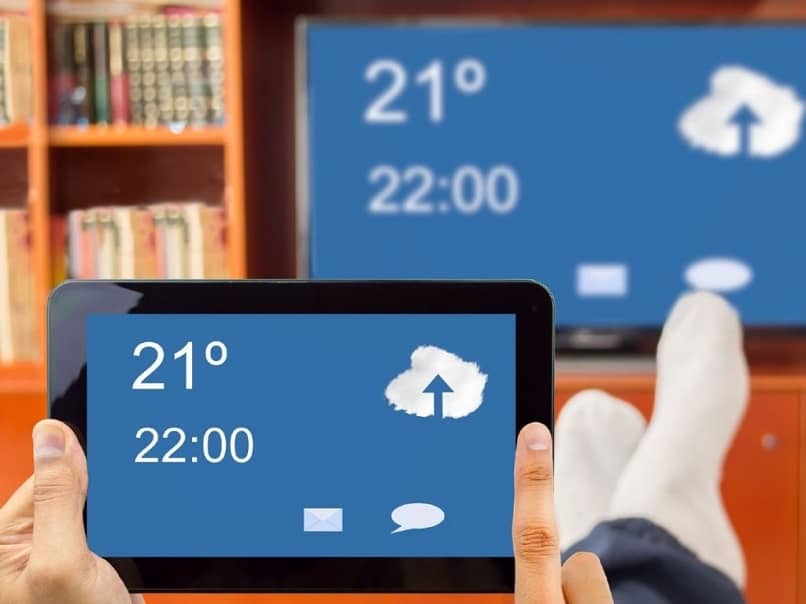 trasmitiendo contenido de tablet a el smart tv