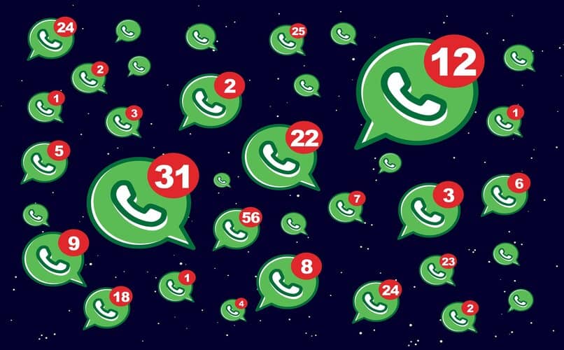 logo de whatsapp con notificacion de nuevo mensaje
