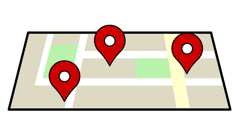 señalar ubicaciones en google maps
