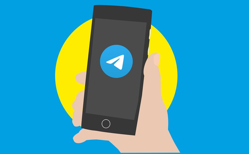 app de telegram iniciando en movil