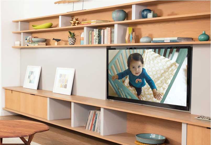 mueble con smart tv