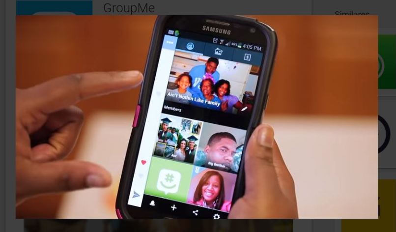 crea un grupo y chatea con quien quieras en groupme