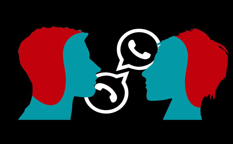 diseno de personas conversando en whatsapp