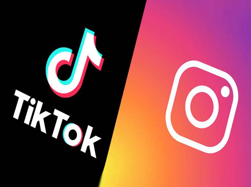logos de instagram y tiktok