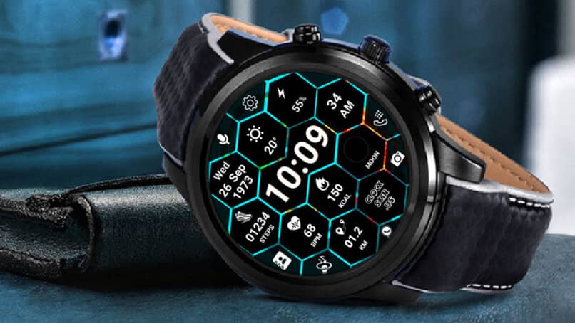 smartwatch reloj en negro