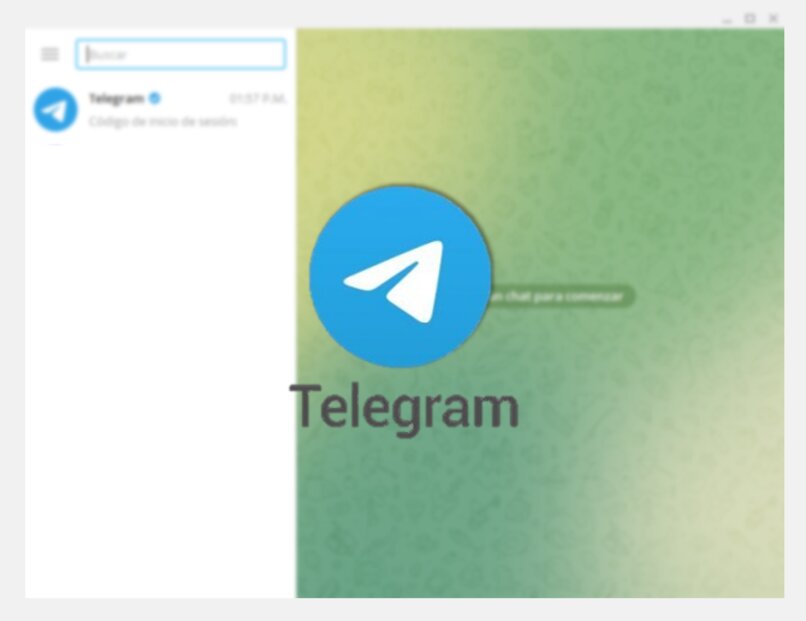 emblema de telegram version escritorio