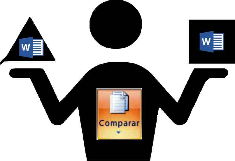 usuario compara archivos de word