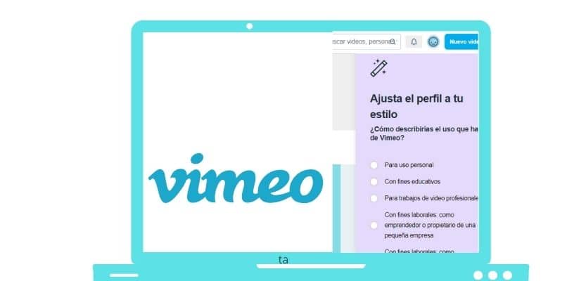 de que manera subir una foto a la interfaz de tu perfil en vimeo