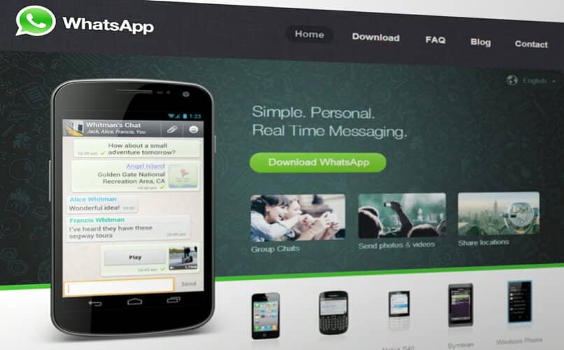 sitio web oficial de whatsapp para ordenadores