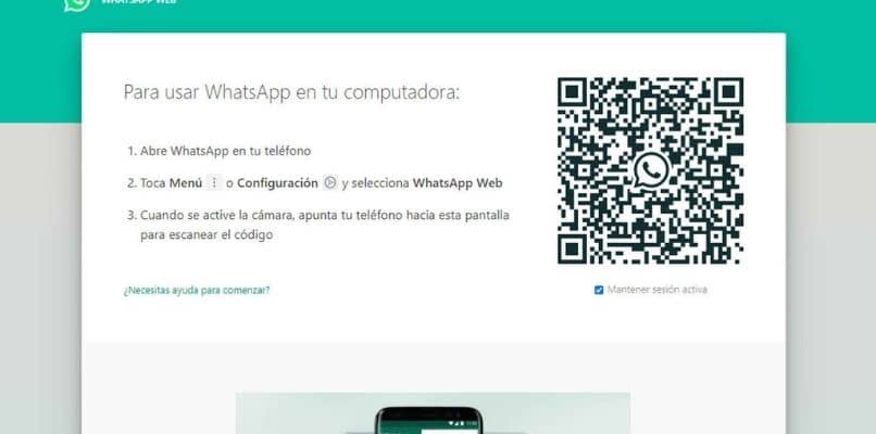 donde se encuentra el codigo qr para abrir whatsapp web en mi computador